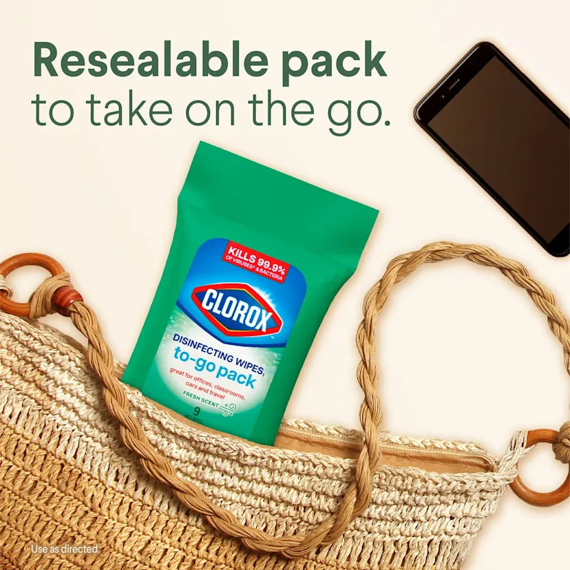 Clorox™ Disinfecting Cleaning Wipes1 To Go Pack | Fresh Scent - Image 3