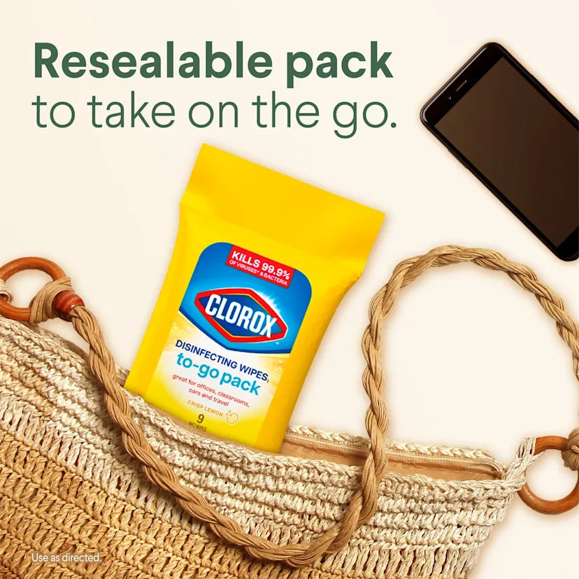 Clorox™ Disinfecting Cleaning Wipes1 To Go Pack | Fresh Scent - Image 8
