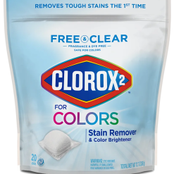 Clorox 2™ Clean for Colors Free & Clear Stain Remover & Brightener Packs