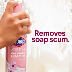Alternative view of Clorox™ Clean Scentiva™ Bathroom Foamer Soap Scum Remover | Cherry Blossom & Peach