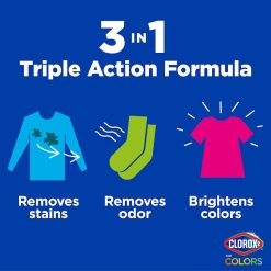 Alternative view of Clorox 2™ Clean for Colors Laundry Color-Safe Bleach Stain Remover Packs