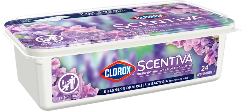 Clorox™ Clean Scentiva™ Disinfecting Wet Mopping Cloths | Grapefruit & Orange Blossom - Image 12
