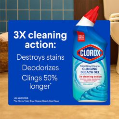 Alternative view of Ocean Mist Toilet Bowl Cleaner Clinging Bleach Gel - 24 Fl Oz, Pack of 2