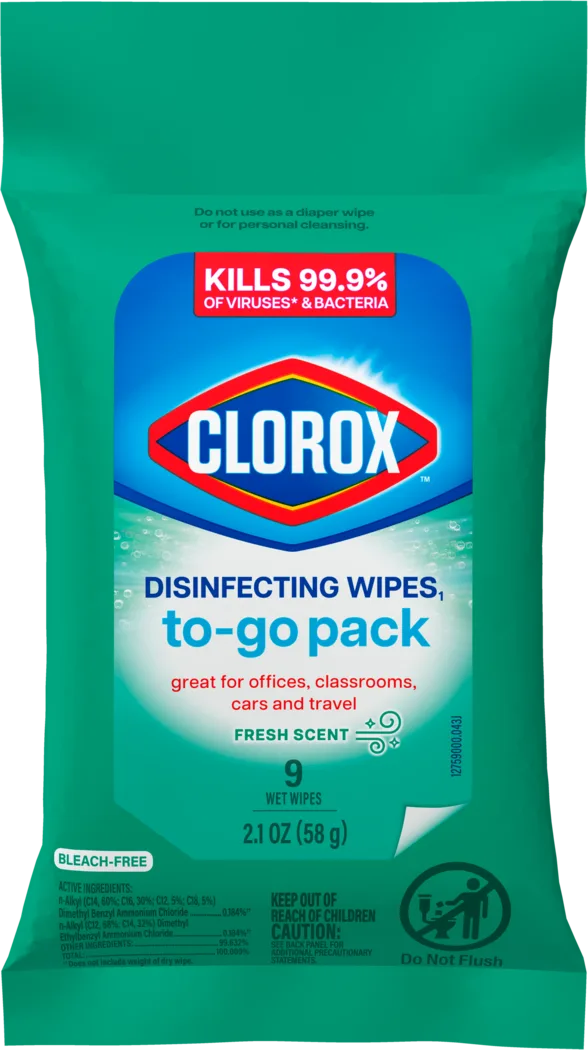 Clorox™ Disinfecting Cleaning Wipes1 To Go Pack | Fresh Scent