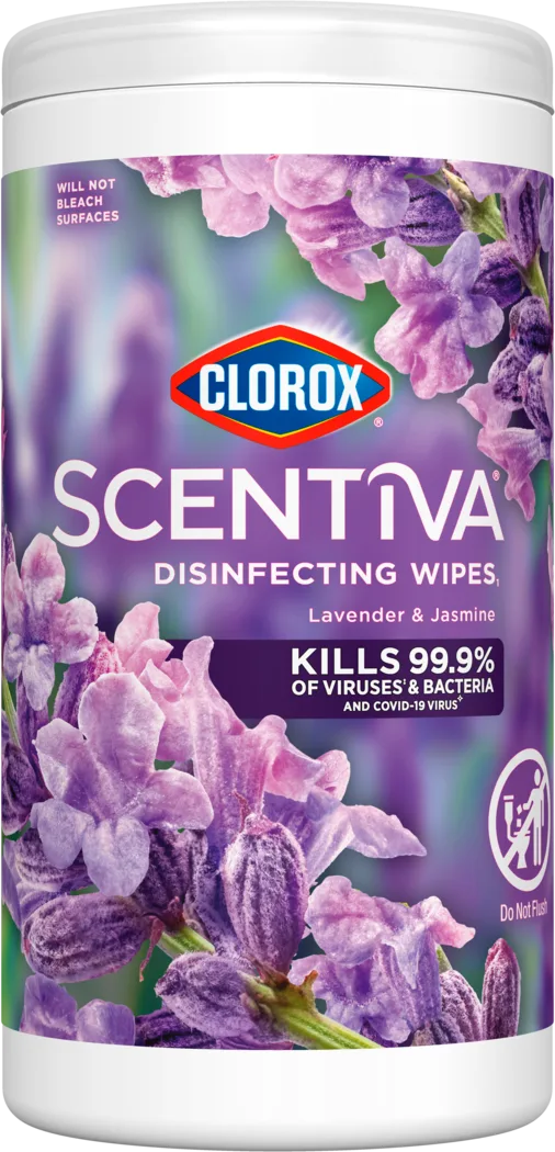 Clorox™ Scentiva™ Disinfecting Wipes₁ | Lavender & Jasmine - Image 15