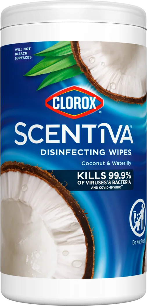 Clorox™ Scentiva™ Disinfecting Wipes₁ | Lavender & Jasmine