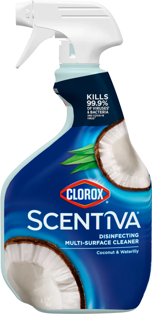 Clorox™ Clean Scentiva™ Disinfecting Multi-Surface Cleaner Spray | Coconut & Waterlily - Image 15