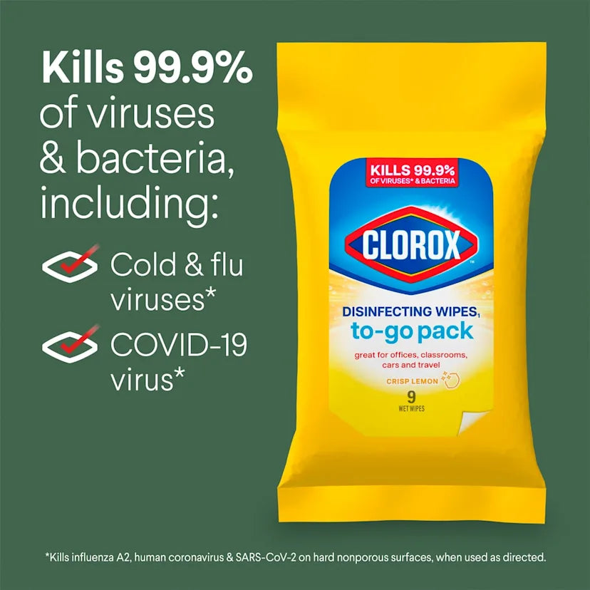 Clorox™ Disinfecting Cleaning Wipes1 To Go Pack | Fresh Scent - Image 10